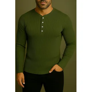 J Silver Camiseta Henley Slim Fit Ml - 5 Cores -compre 3 Frete Grátis