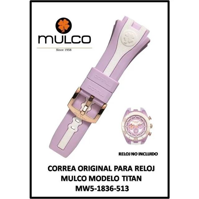 Correa Reloj Mulco Titan  Original Y Nueva Mw5-1836