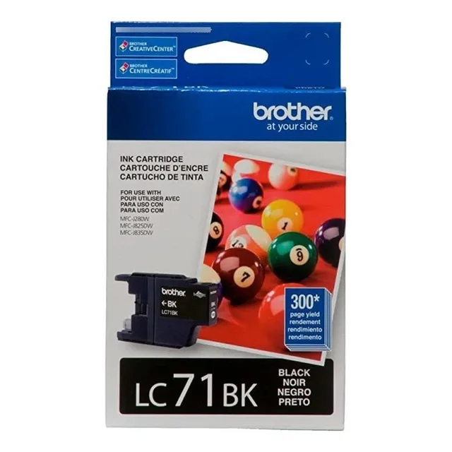 Impresora Brother Lc71bk Rendimiento Estándar Tinta Negro
