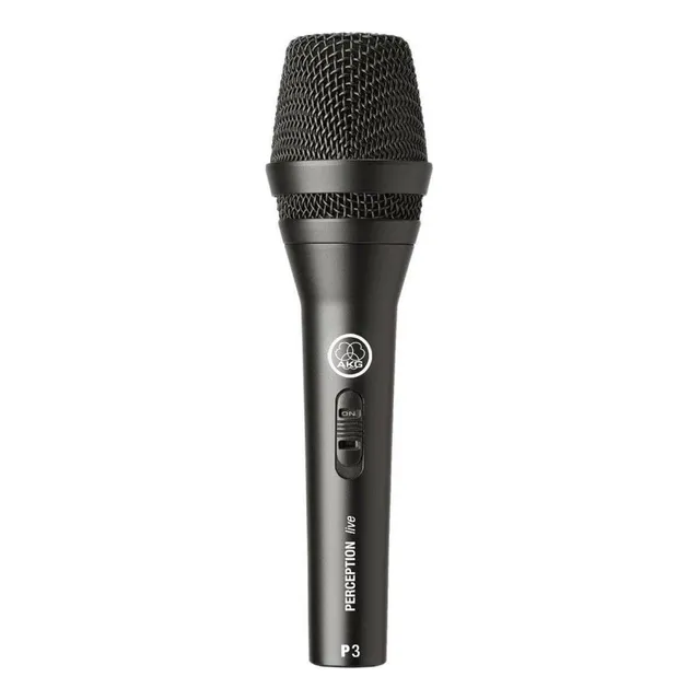 Akg P3 S Microfone Dinâmico Cardióide Preto