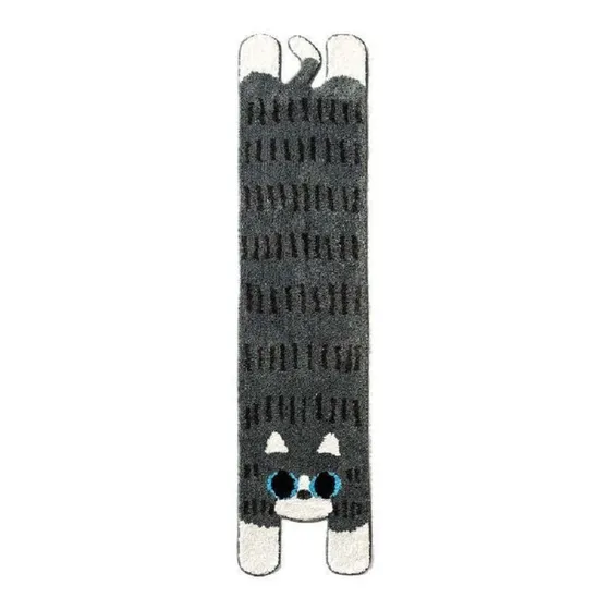Akwfunz Tapete Piso Forma Gato Largo Para Baño Sala Estar