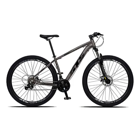 Bicicleta Gts Dexter 21v Aro 29 Shimano Freio A Disco Cor Grafite Com Preto Tamanho Do Quadro 21