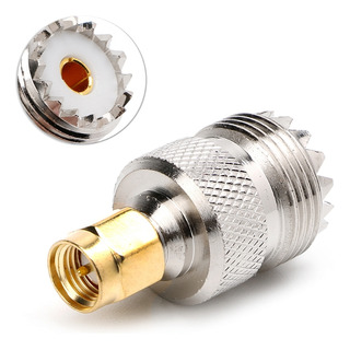 Adaptador De Conector Coaxial Rf Macho A Uhf Hembra So-239 S Adaptador De Conector Coaxial Rf Macho A Uhf Hembra So-239 S
