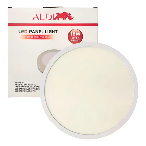 Lámparas  Led De Superficial Redonda 18w