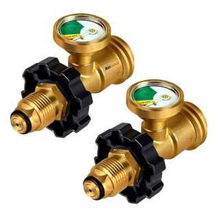 2 Pack Medidor Adaptador Tanque Cilindro Gas Pol 10kg A 45kg 2 Pack Medidor Adaptador Tanque Cilindro Gas Pol 10kg A 45kg