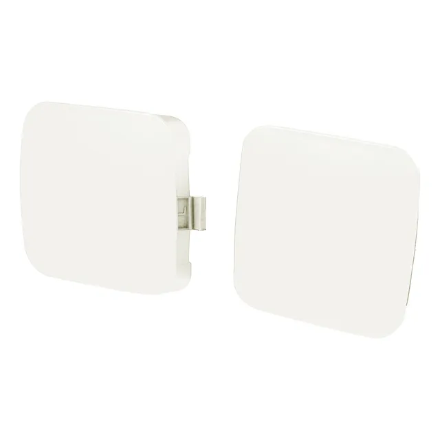 2 Cubierta De Gancho Remolque Blanco For Toyota Rav4 09-12