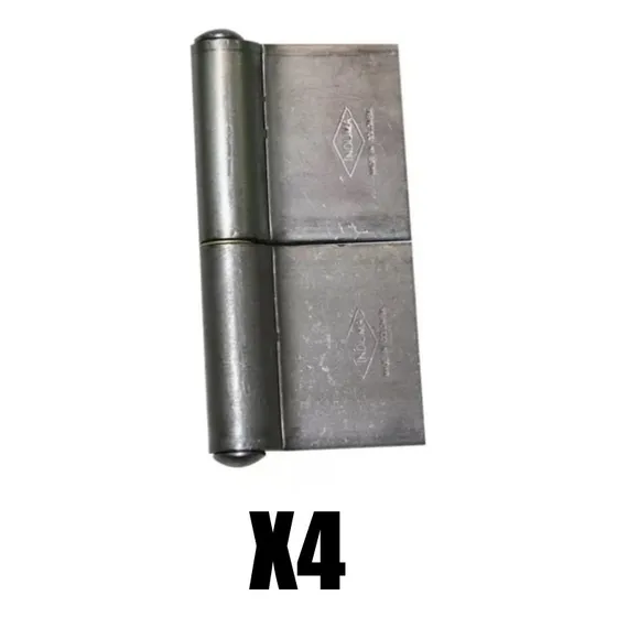 Bisagra Acero Para Soldar 2,5  O 60mm Y 12mm De Ala Isonic