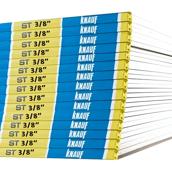 Laminas Drywall Medidas 1.22 X 2.44 Espesor 3/8 P/techo