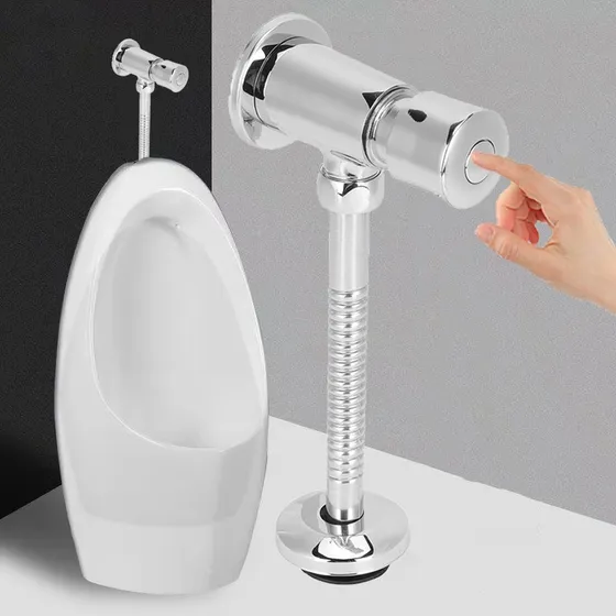 Llave Temporizadora Para Mingitorio Boton Cromada Fontanery