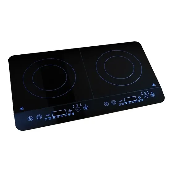 Cocina Inducción 3500w Doble Hornilla Megamom MM-150DI Negro