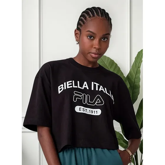 Remera Fila Uc Biella Italia Negra