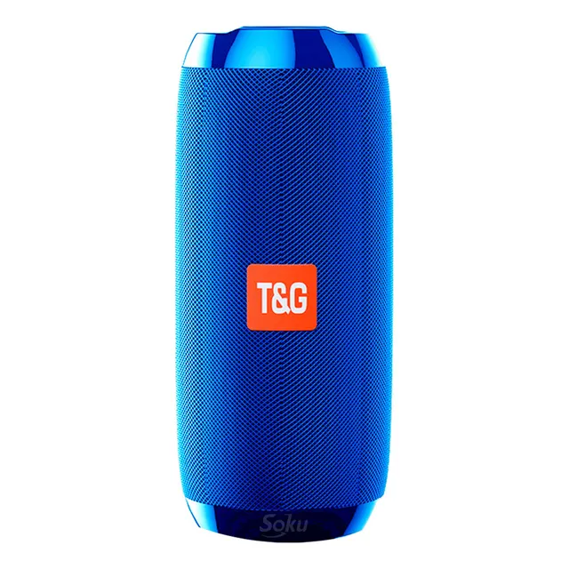 Bocina Altavoz Bluetooth Subwoofer Celular Contra Agua Color Azul