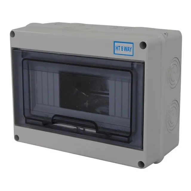 Caja De Distribución Para Breaker Riel Din 8 Circuitos Ip65