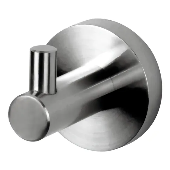 Percha Gancho Toallero Satinado para Baño Acero Inoxidable GC Celtic Satinado