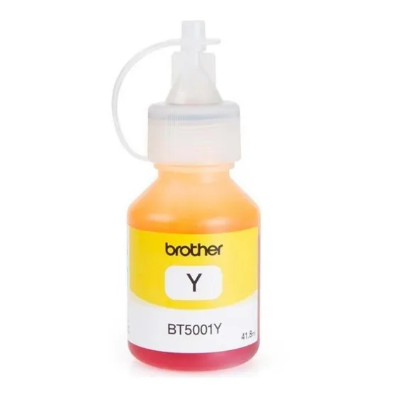 Botellas De Tinta Brother Bt5001y Amarillo Botella