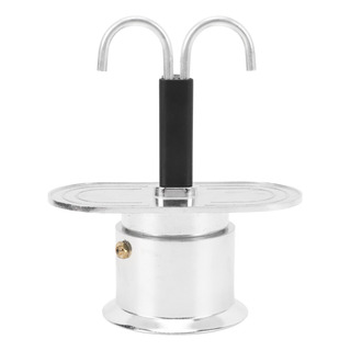 Cafetera De Doble Cabezal, Aleación De Aluminio, 100 Ml, Par Cafetera De Doble Cabezal, Aleación De Aluminio, 100 Ml, Par