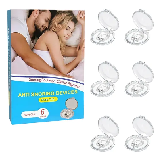 Clips Antironquidos Nariz Caja De 6 Clips