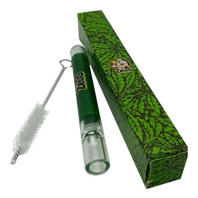 Pipa Zeus Vidrio Tuke + Limpiador Tuquera Turbina C/caja