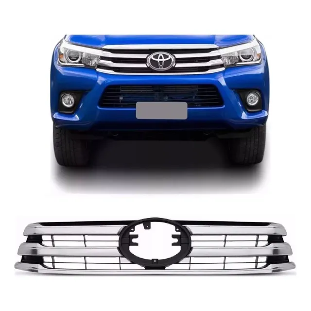 Parrilla Cromada Importado P/ Toyota Hilux 2016 2017 2018