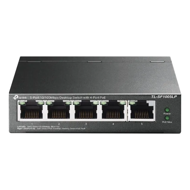 Switch Tp-link Fast Ethernet Tl-sf1005p 5 Puertos 100mbps