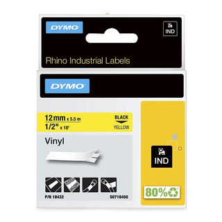 Cintas Industriales Rhino De Vinil 12mm X 5.5m Dymo Cintas Industriales Rhino De Vinil 12mm X 5.5m Dymo