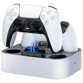 Cargador Para Ps5 2 Controles Dualsense Carga Rápida Con Luz Cargador Para Ps5 2 Controles Dualsense Carga Rápida Con Luz
