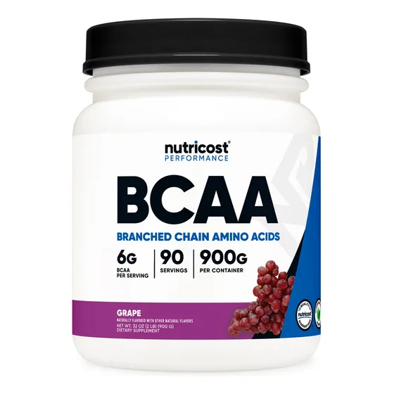 Bcaa En Polvo Nutricost Sabor A Uva 90 Porciones 540 G