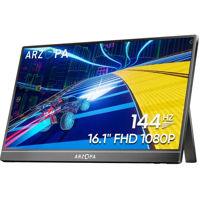 Monitor Portátil Para Juegos De 144 Hz 16.1 Pc Ps5 Mac Xbox