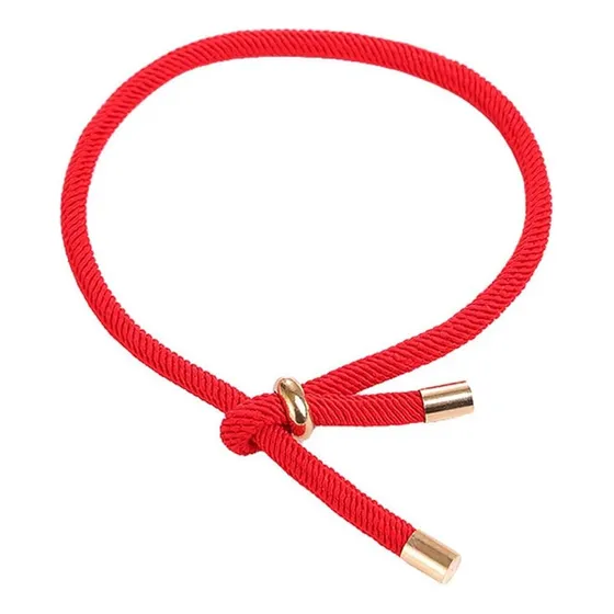 Pulsera Cuerda Roja Nudo Para Charm Ajustable / Todojoyas