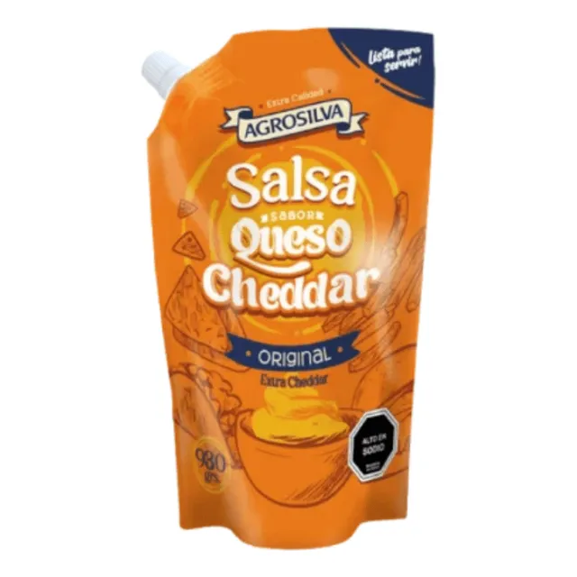 Salsa Sabor Queso Cheddar Extra 980 Gr Agrosilva