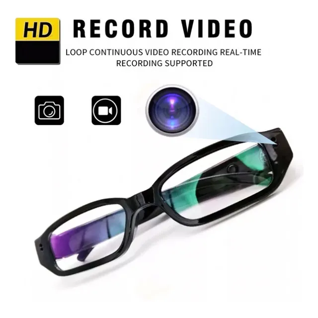 Lentes Con Cámara - Gafas Espía Oculta - Graba Vídeo Sonido