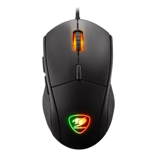 Mouse Gamer Cougar Minos X5 Black Rgb 12000dpi 6 Botones