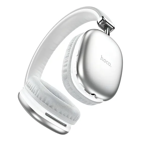 Audífonos Inalámbricos Diadema Bluetooth 5.3 Hoco W35 Color Plateado