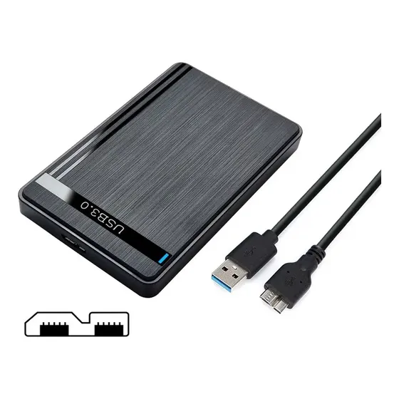 Cofre Case Usb-3.0 Para Ssd / Hdd Sata 2.5