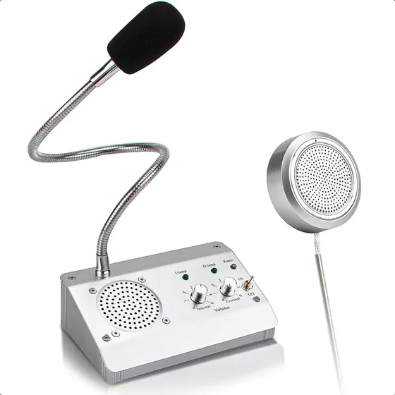 Intercomunicador Bancos Citofono Cajas Microfono 2 Vias Dual Arcashopping Microfonos Amplificadores Intercomunicador De Bancos Citofonos Comerciales Altavoz De Alta Potencia Micrófono Para Ventanilla | Cuotas sin interés