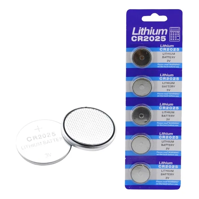 Pack 5 Pilas Tipo Boton Cr2025 3 Volt Reloj Calculadora 2025