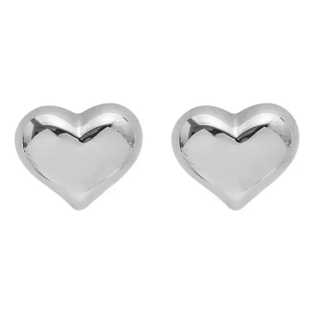 Aretes Acero Inoxidable Amor Elegante Pequeño
