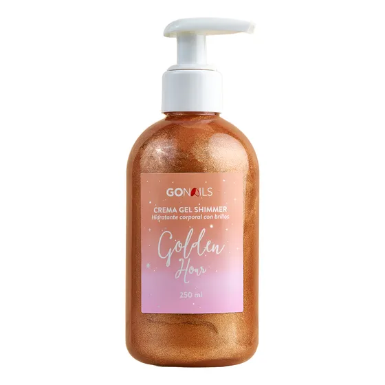 Crema Gel Corporal Hidratante Con Brillo 250ml Gonails