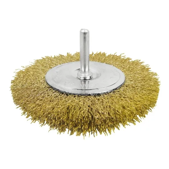 Cepillo Circular Latonado Para Taladro 50mm Tac34021 Total