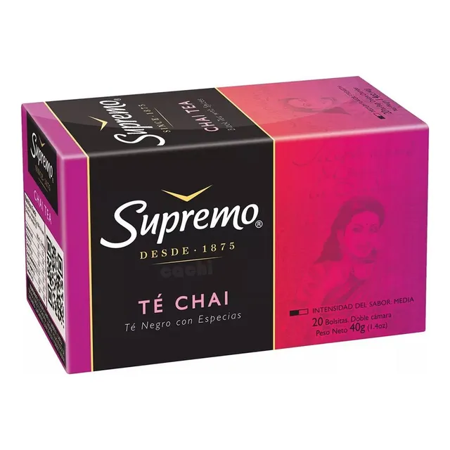 Te Supremo Chai 20 Bolsitas