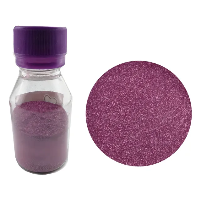 Escarcha Comestible Edible Glitter Rosada Decorar Alimentos