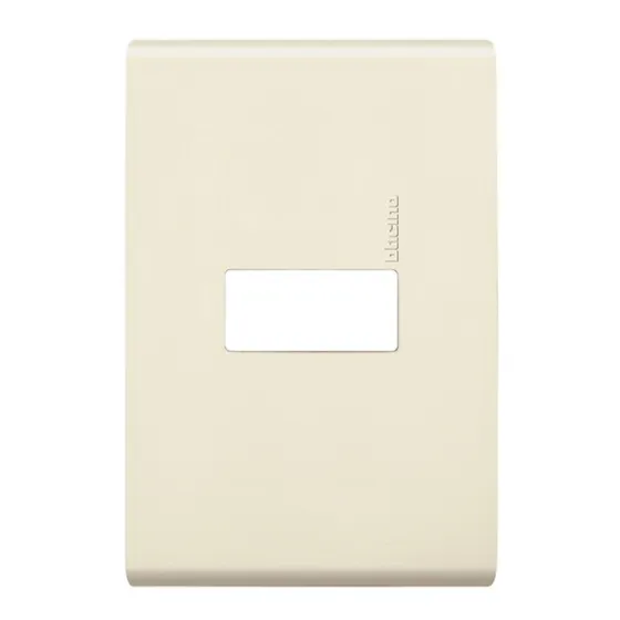 Placa Resina Chasis Sencilla Abs Marfil Restyle Modus E5n1r
