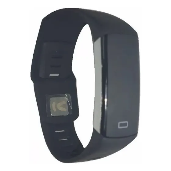 Relógio Smart Led, Frequência Cardíaca Digital Unissex Caixa Preto Pulseira Preto