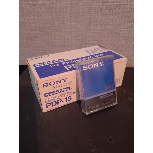 Cinta Grabación  Audio Sony Dat Pdp-15