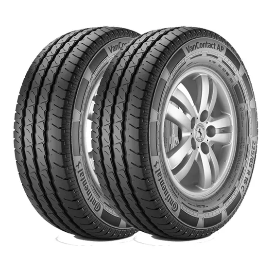 Kit 2 Cubiertas Continental 205/75 R16c Van Contact Ap 8pr C
