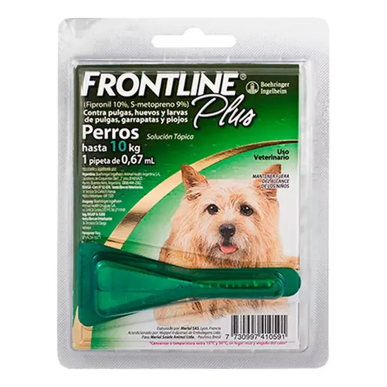 Frontline Combo Pipeta Para Perros Pequeños De 0 A 10kg 