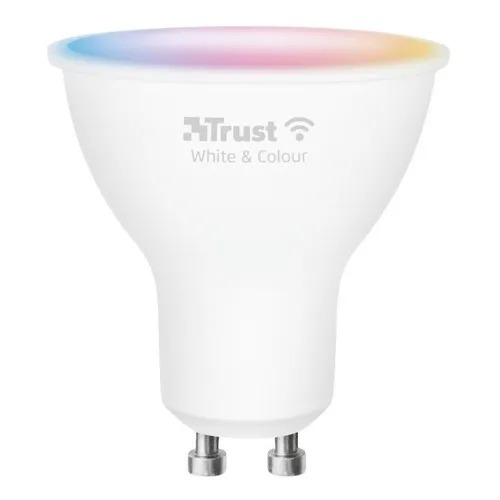 Bombita de luz led con Wi-Fi Trust Smart WiFi LED spot GU10 Dicroica color blanco y rgb 40W 220V