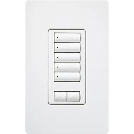 Botonera Hqwd-w5brl-sw Marca Lutron