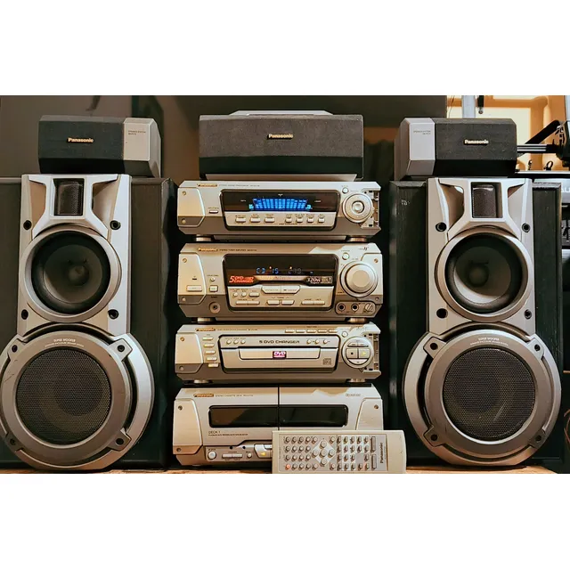 Minicomponente Panasonic Sa-dv150 Audio Vintage Gris 320 W