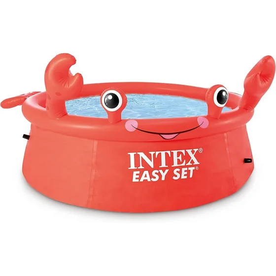  Piscina Inflable Intex -26100 Diseño De Cangrejo Para Niños